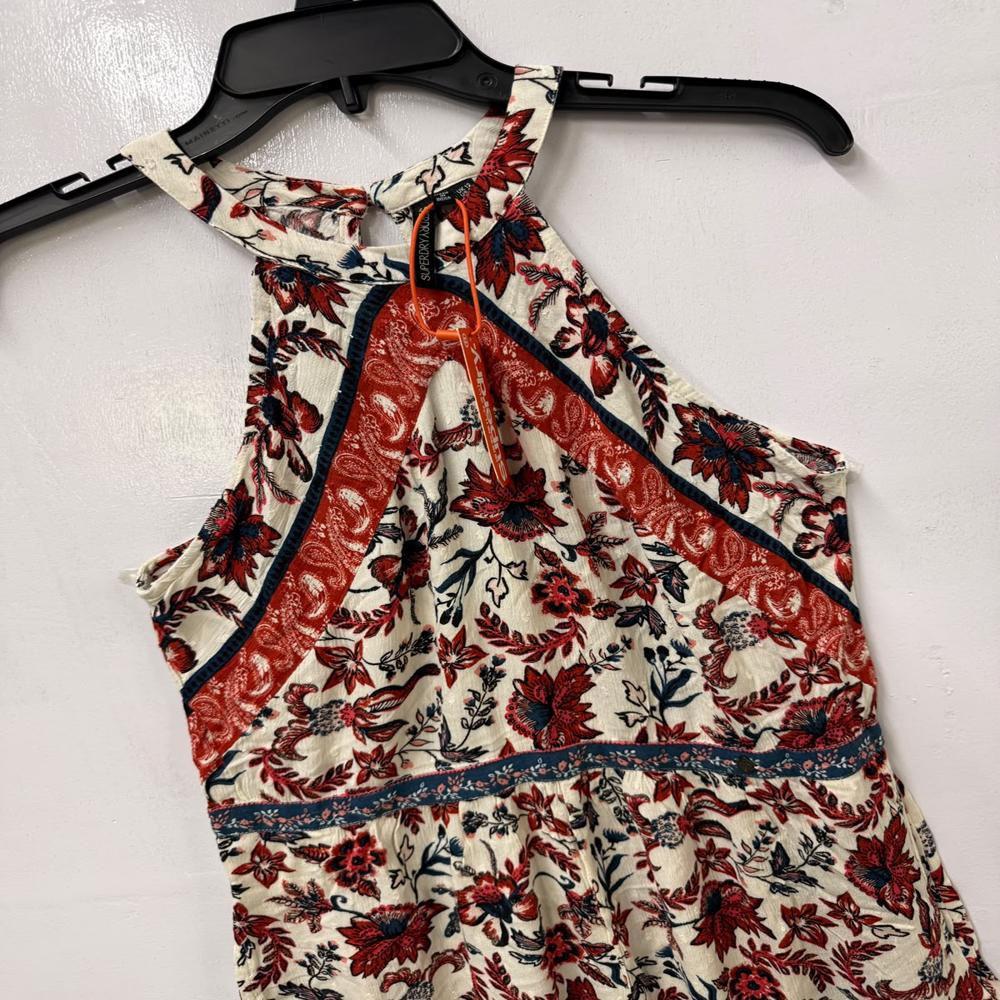 W13705 | SUPER DRY Ladies Printed Dungaree