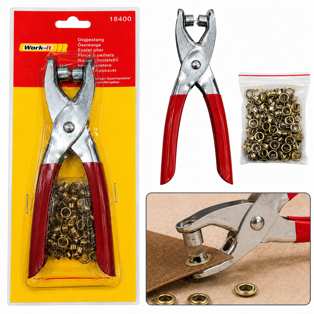 Grommet Eyelet Setting Pliers Tool