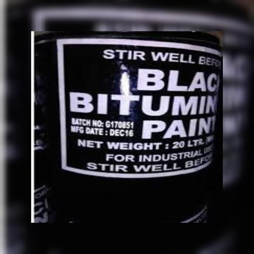 BLACK BITUMINOUS ANTICORRESIVE IS 158 PAINT