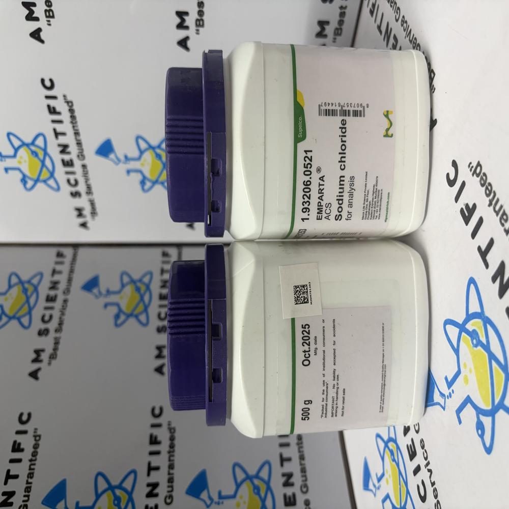  Sodium Chloride for analysis EMPARTA ACS Merck, 500g