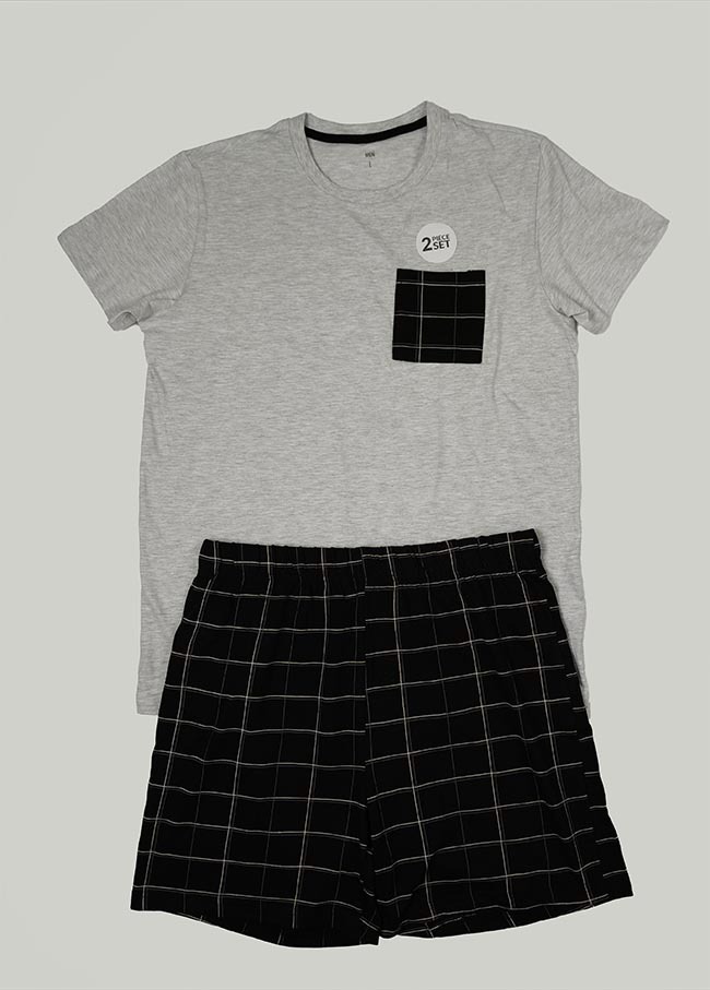 M11741 | Mens Shorty Pyjama Sets