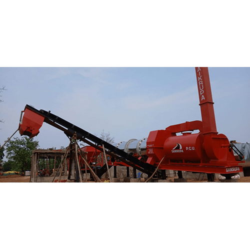 Industrial Mobile Asphalt Drum Mix Plant