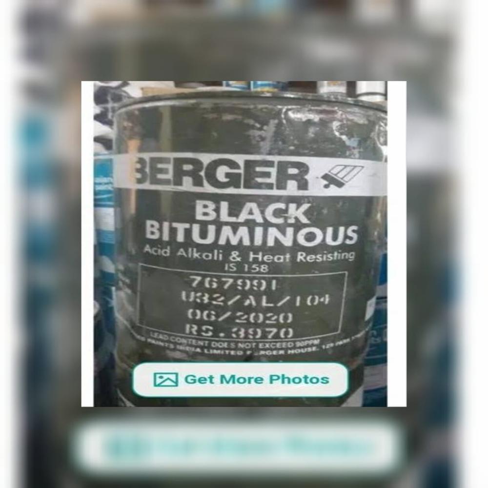 BLACK BITUMINOUS ANTICORRESIVE IS 158 PAINT