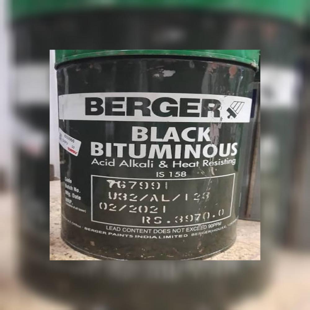 BLACK BITUMINOUS ANTICORRESIVE IS 158 PAINT