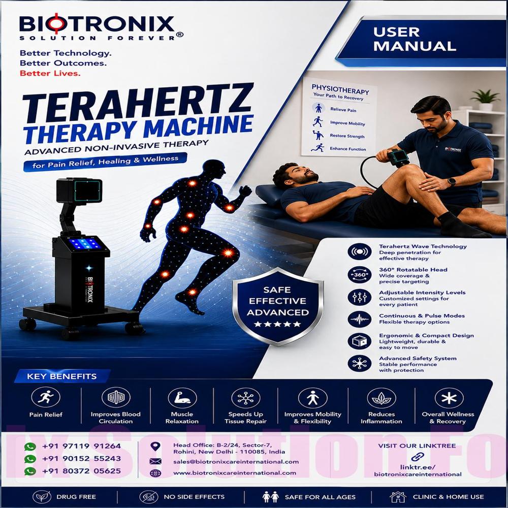 TERAHERTZ Premium Advanced Physiotherapy Therapy Machine