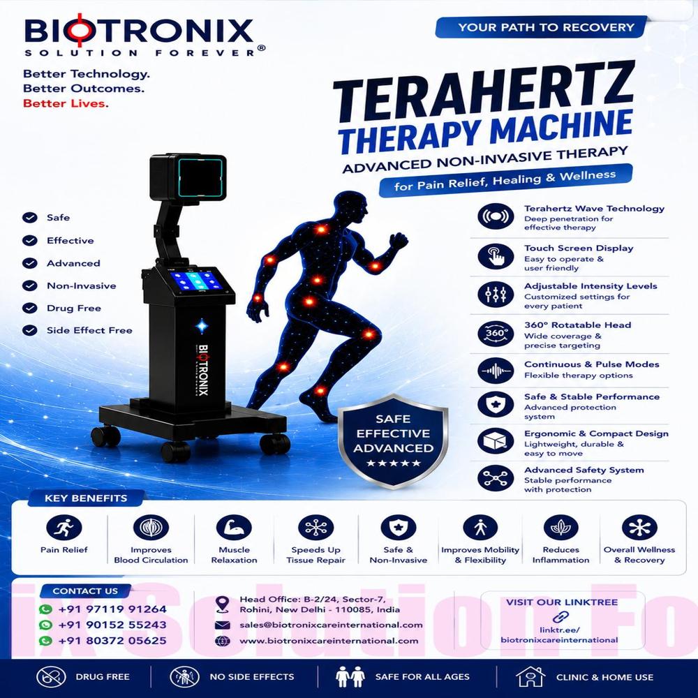 TERAHERTZ Premium Advanced Physiotherapy Therapy Machine