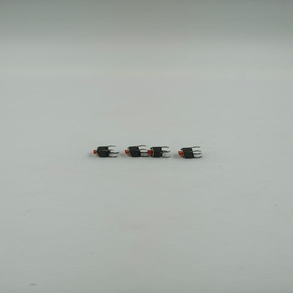 6X6X5 MM 4 PIN RED TACTILE SWITCH