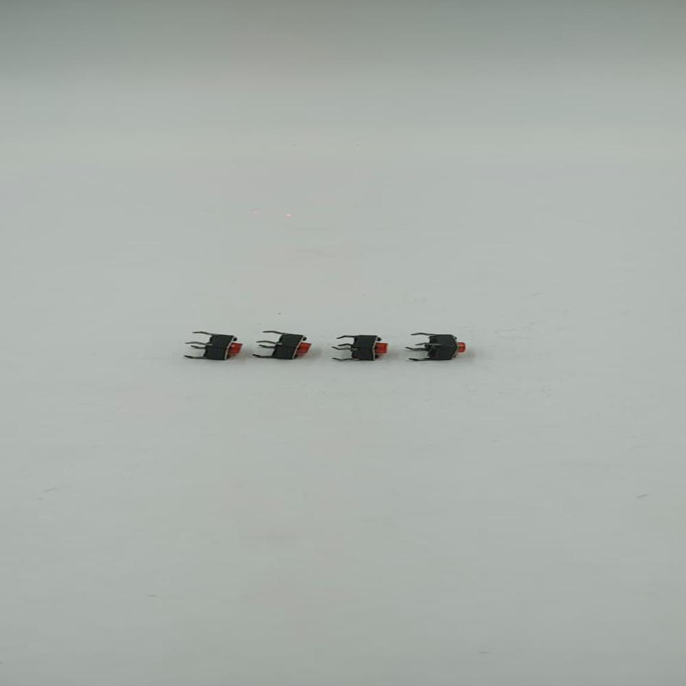 6X6X5 MM 4 PIN RED TACTILE SWITCH