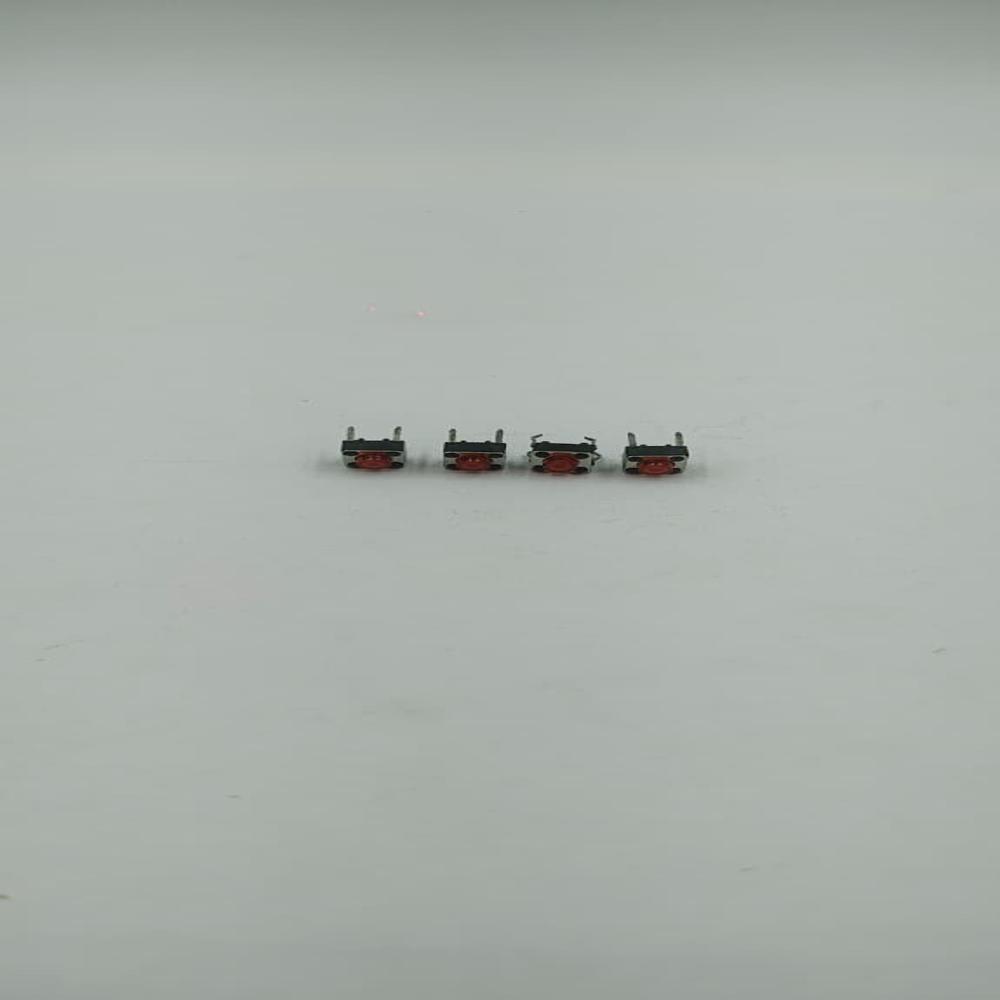 6X6X5 MM 4 PIN RED TACTILE SWITCH