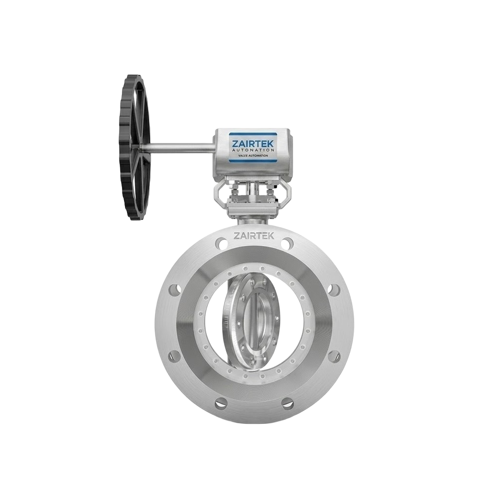 Double Offset Rubber Seated Double Flanged Butterfly Valve