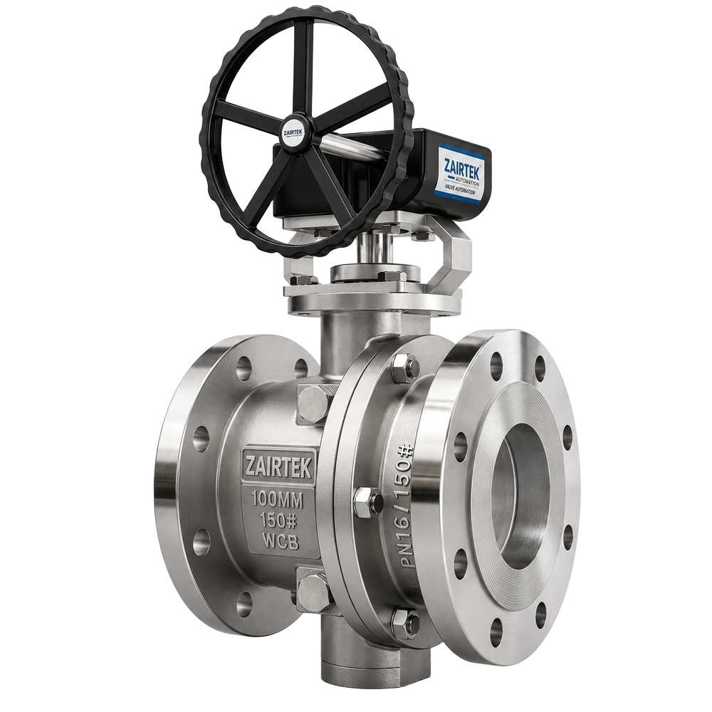 Gear Operated Trunnion Mounted Flanged Ball Valve