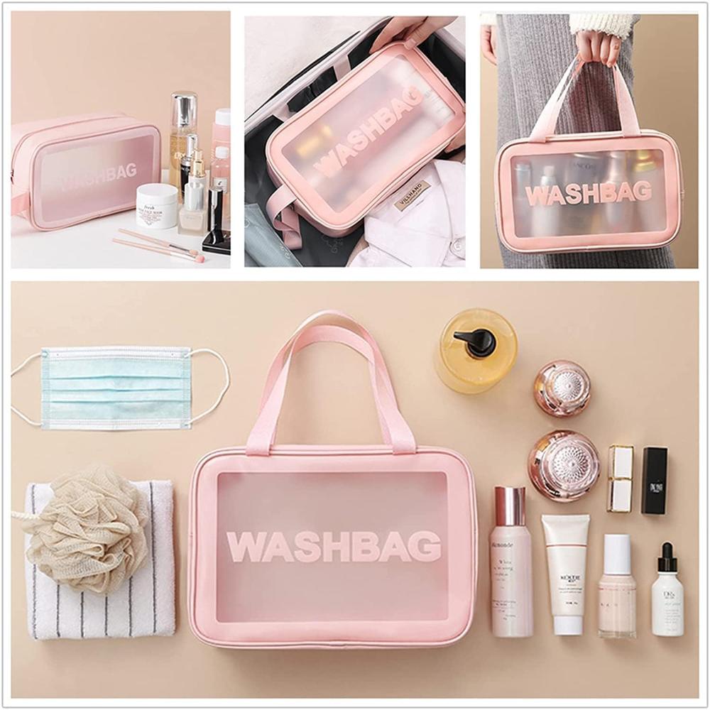 Pink Wash Bag 3 Pcs