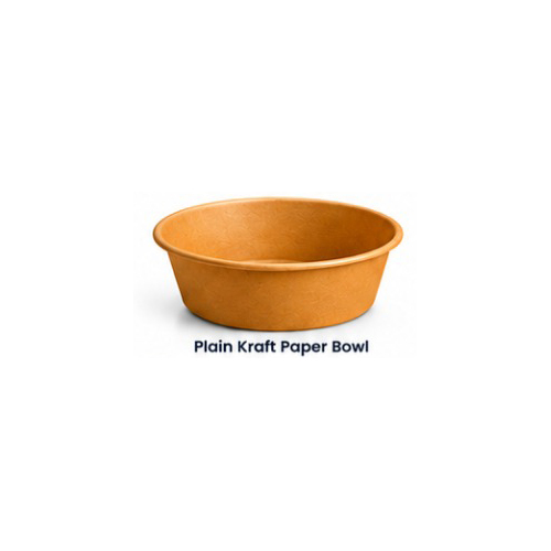Plain Kraft Paper Bowl