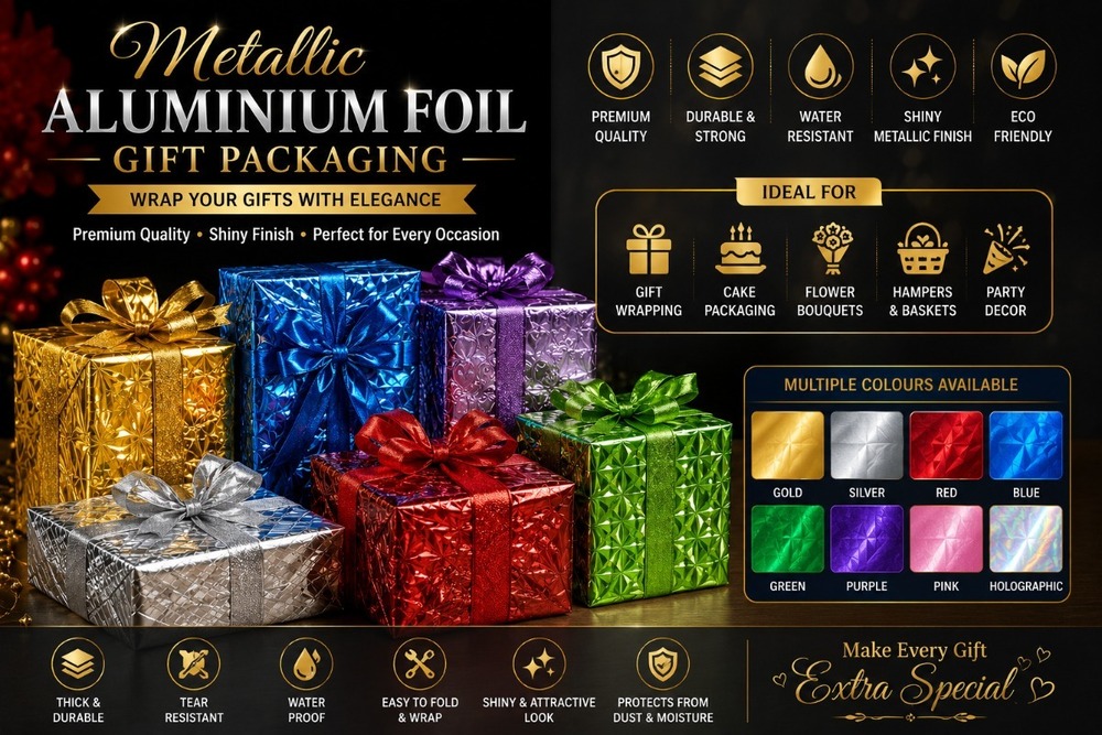 Gift Packaging Aluminium Foil