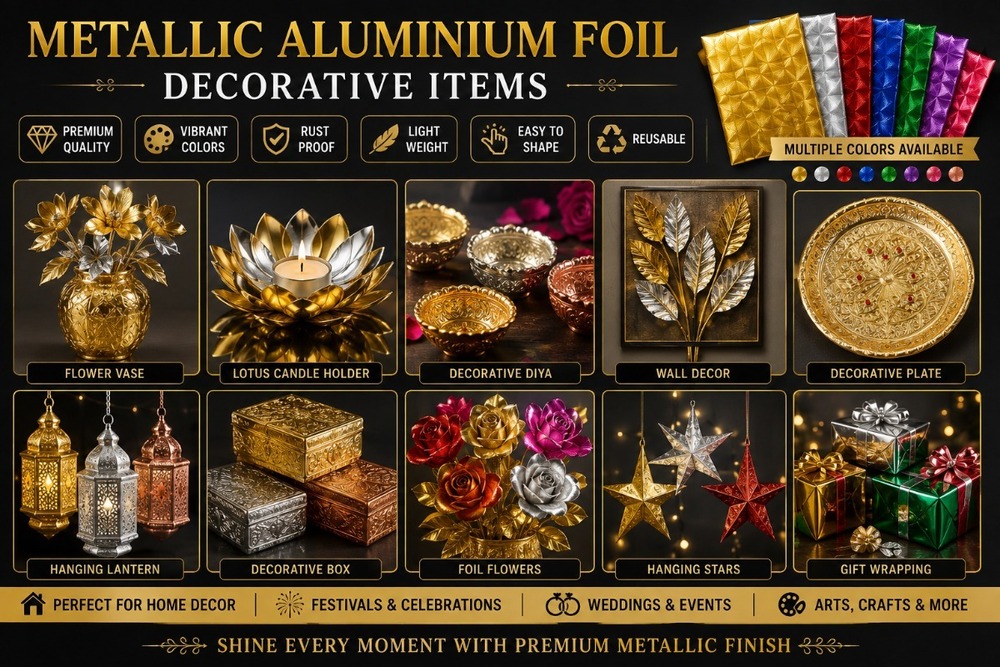 Metallic Aluminium Foil