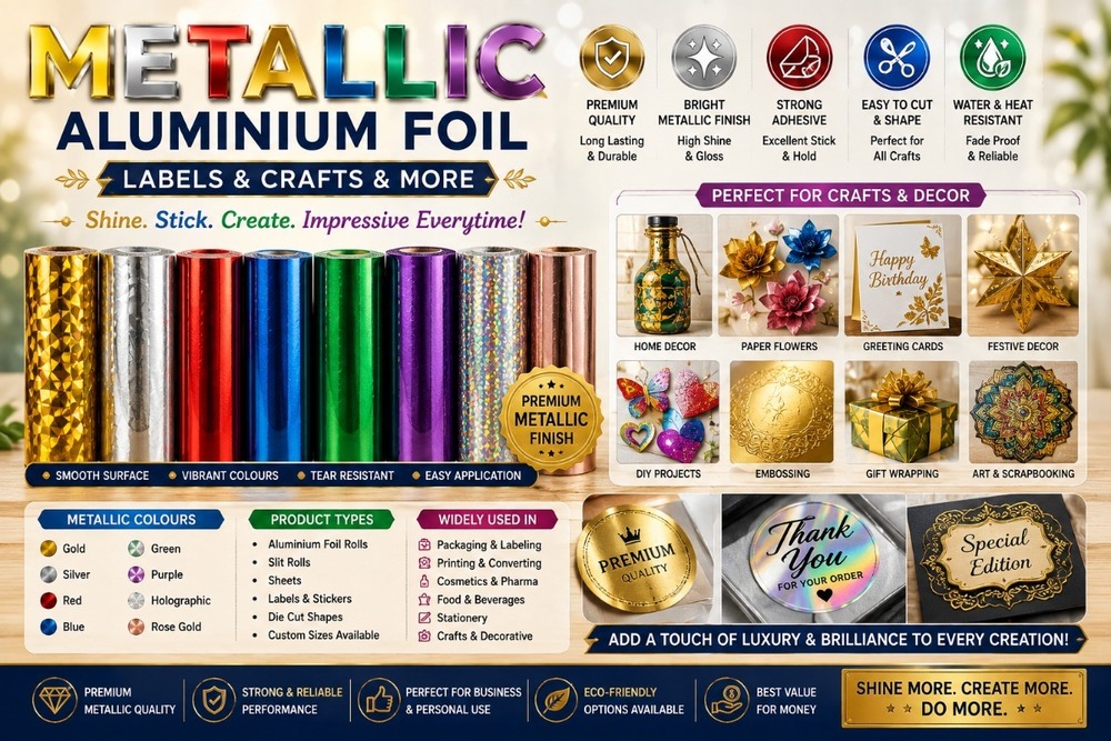 Labels And Crafts Aluminium Foil