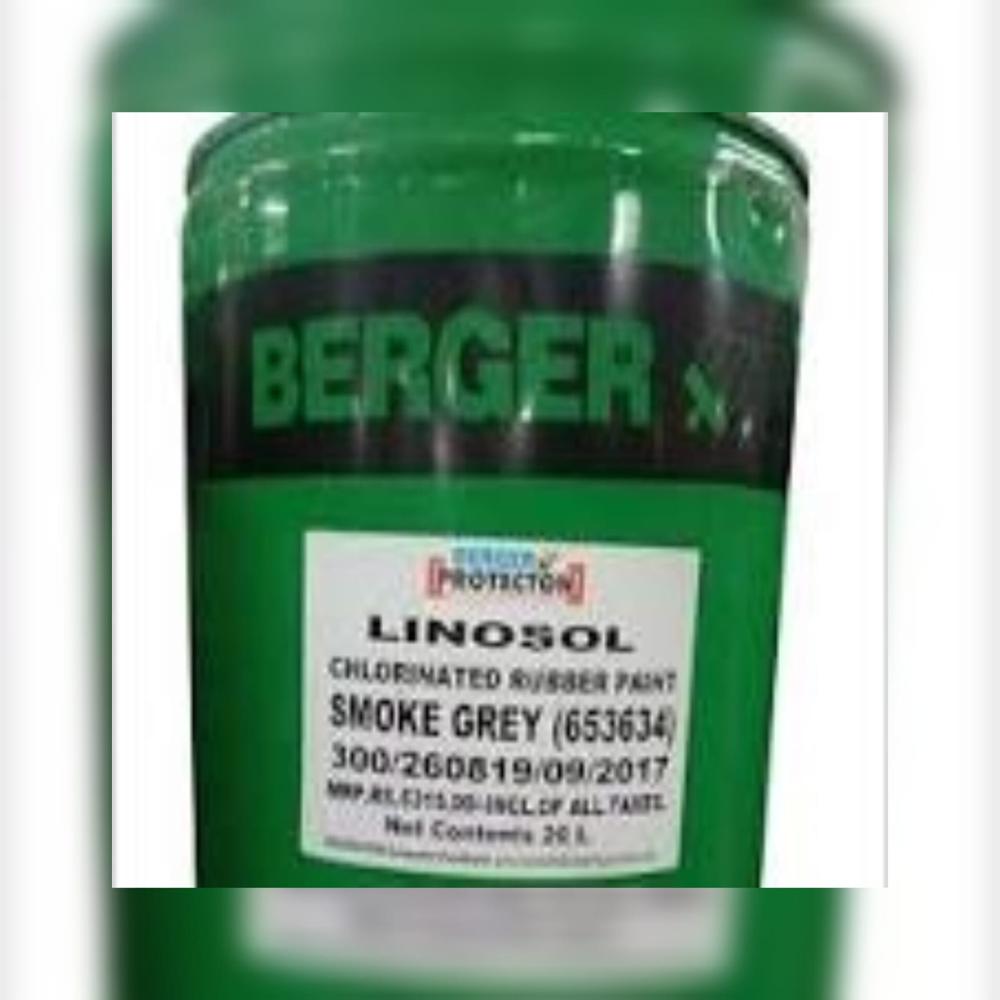 LINOSAL CLORINATED RUBBER PAINT SMOKE GREY/LIGHT GREY/WHITE