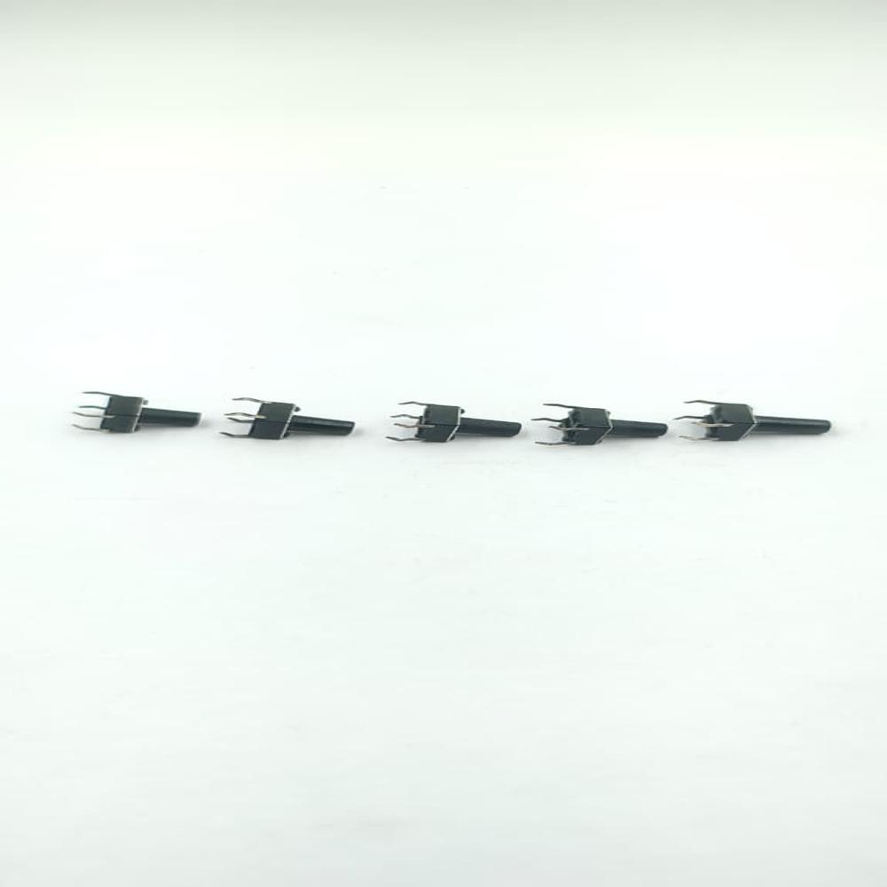 6X6X10MM 4 PIN BLACK TACTILE SWITCH