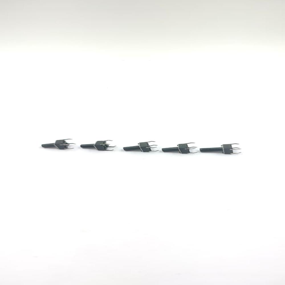 6X6X10MM 4 PIN BLACK TACTILE SWITCH