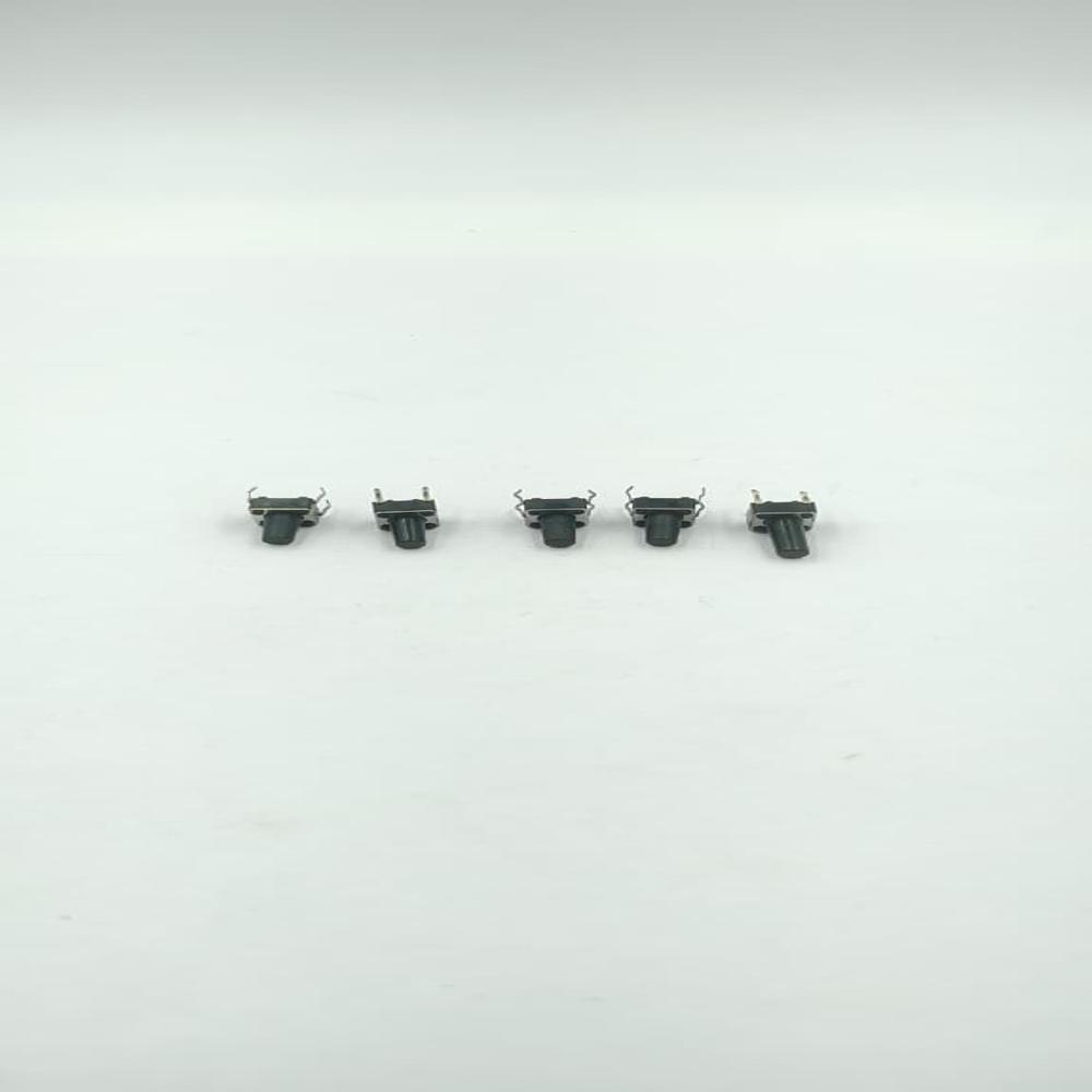 6X6X10MM 4 PIN BLACK TACTILE SWITCH
