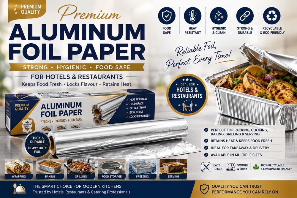 Hotels And Restaurants Aluminium Foil Paper