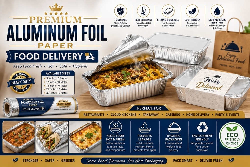 Food Storage And Packaging Aluminium Foil Paper
