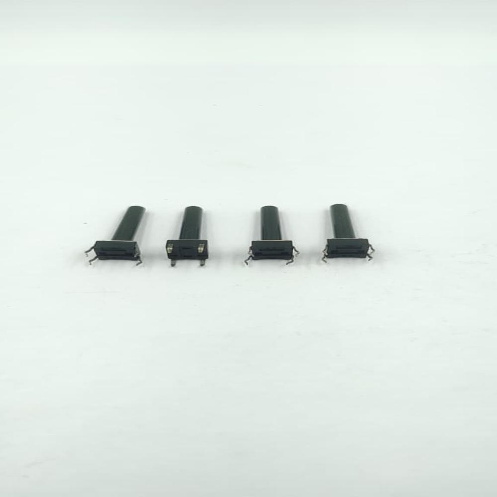 6X6X22 MM 4 PIN BLACK TACTILE SWITCH