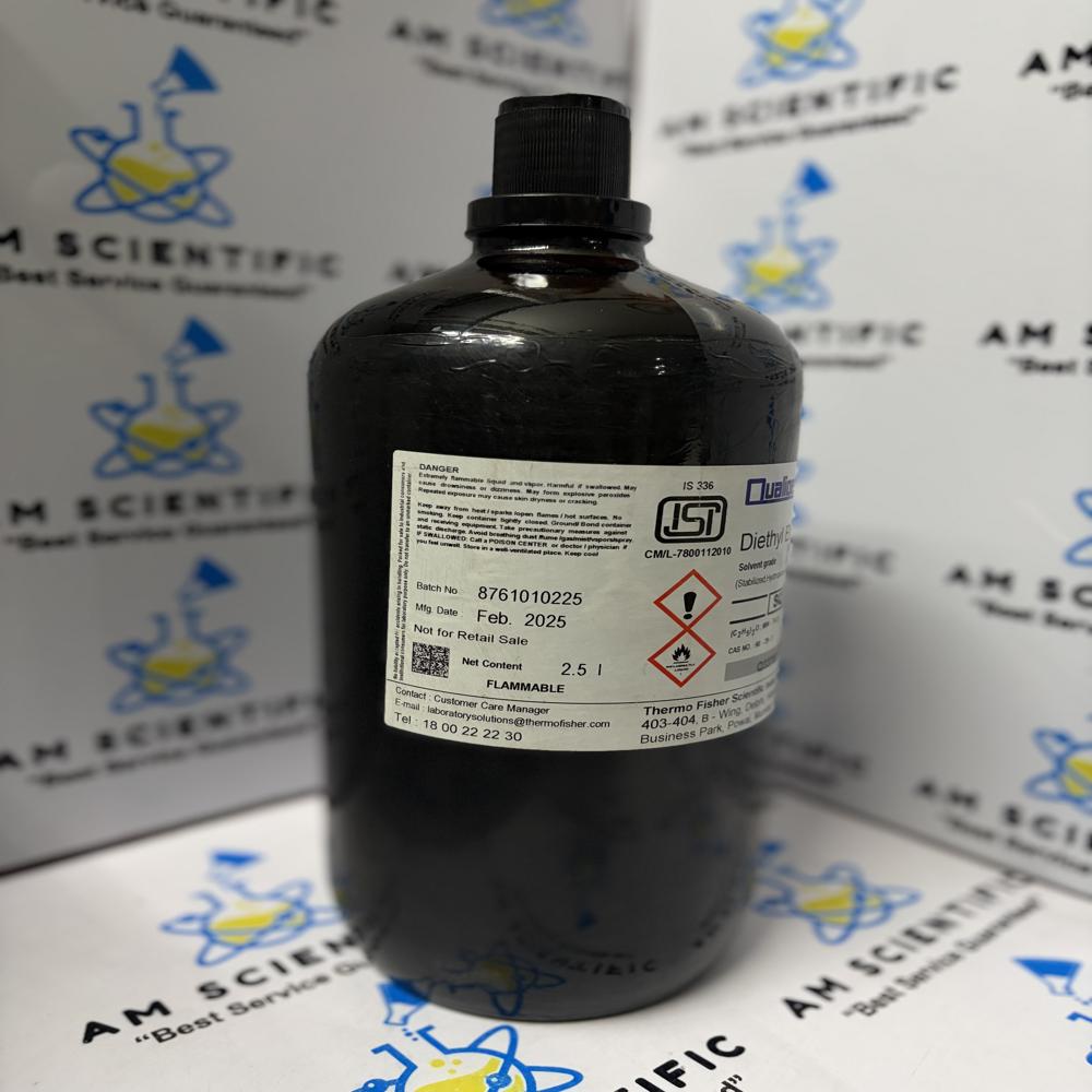 Diethyl Ether SQ Qualigens 2.5Ltr