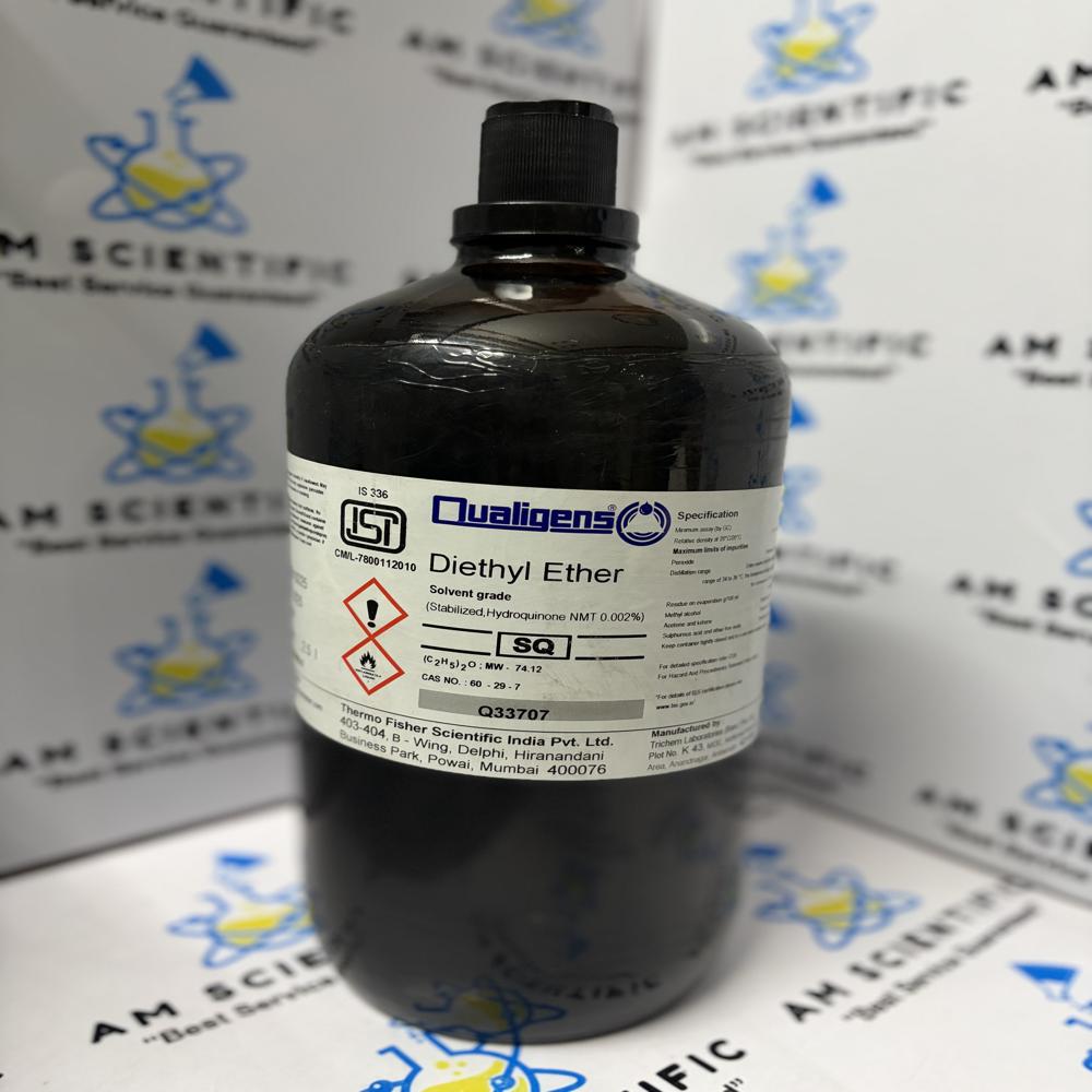 Diethyl Ether SQ Qualigens 2.5Ltr