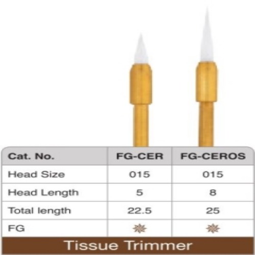 Ceramic Soft Tissue Trimmer Dental Bur Strauss & Co