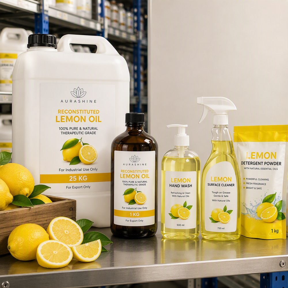 Lemon Oil - Available In 1 Kg, 5 Kg, 25 Kg, 50 Kg, 200 Kg | Clean, Sharp, Intensely Citrusy Odor With Sparkling Top Note And Zesty Tang