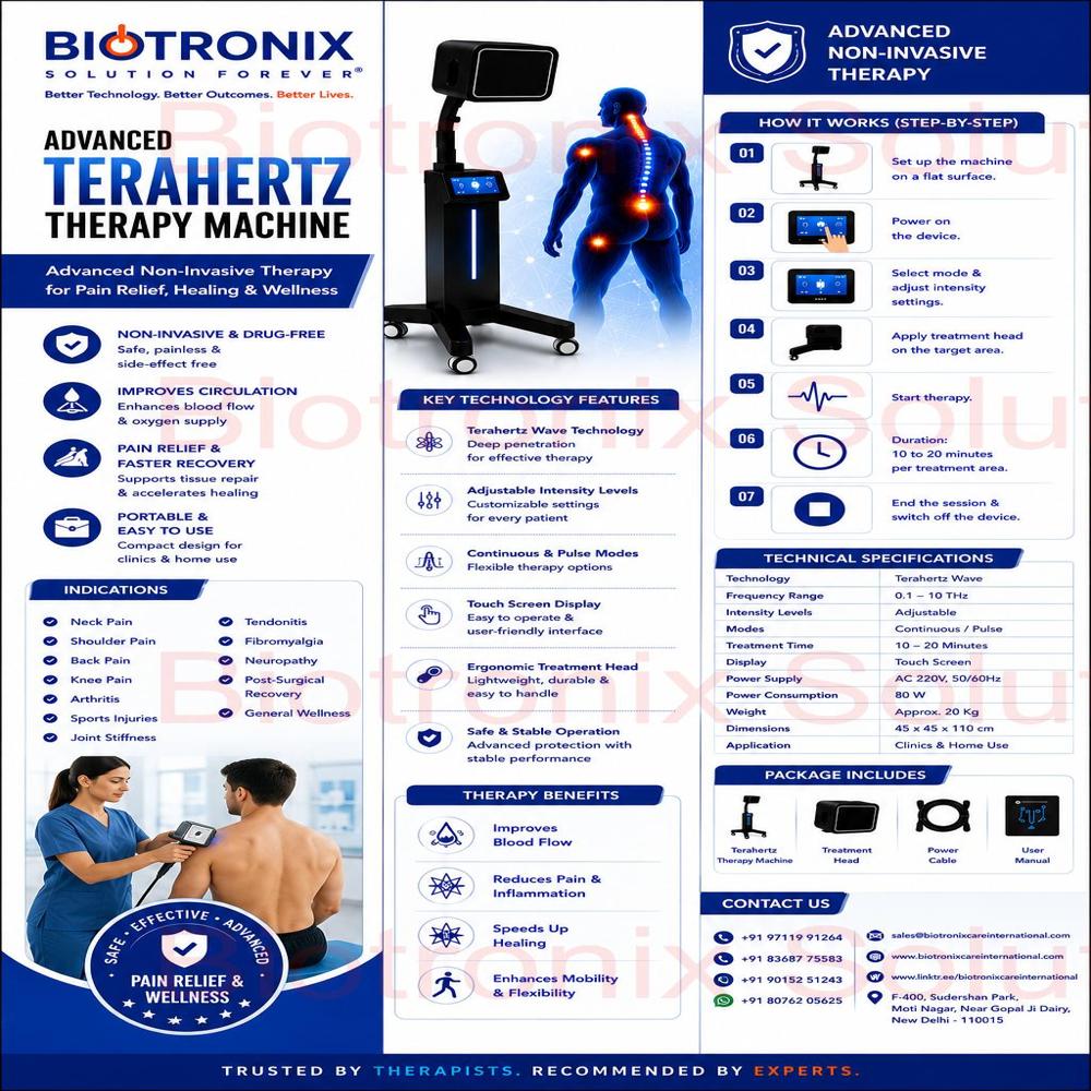 TERAHERTZ Premium Professional Healing Therapy Machine