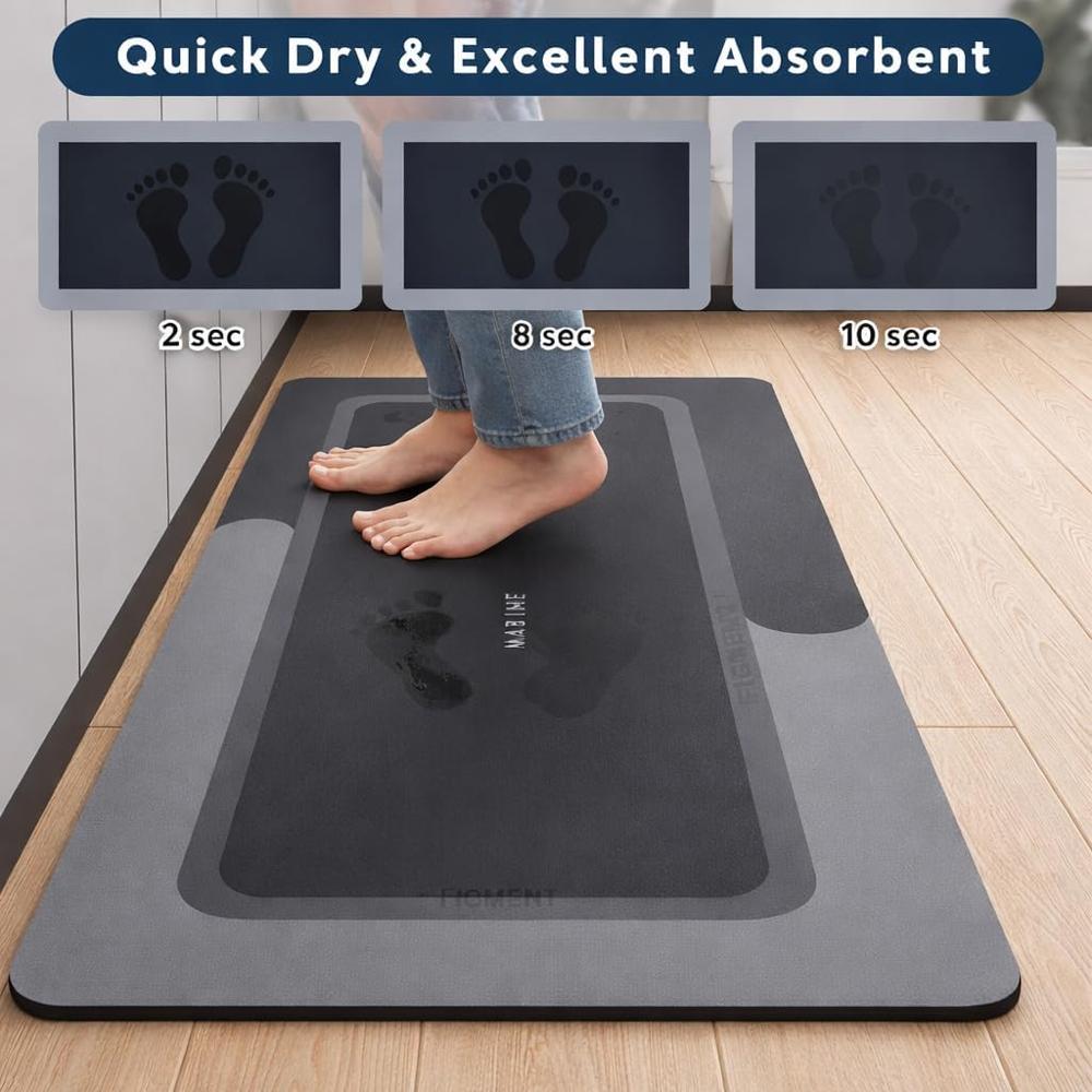 2 Pcs Kitchen Mat