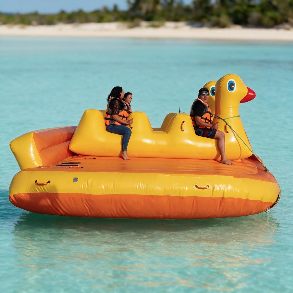 Inflatable Duck Slider Boat - Capacity: 2-4 People Kg