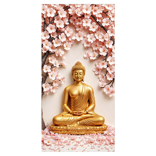 NA-1582 Crystal Diamond Buddha Tile