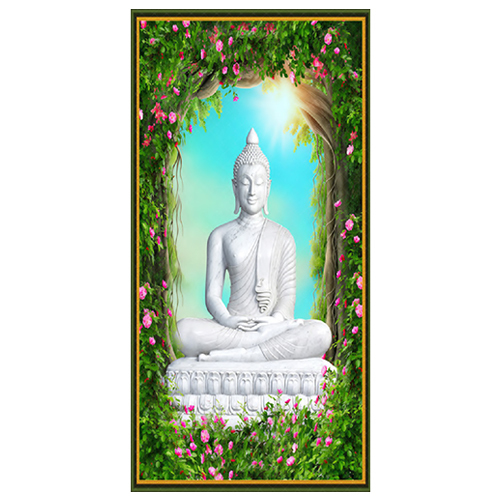 NA-1069 Crystal Diamond Buddha Tile