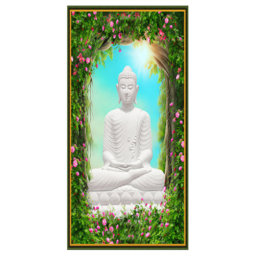 NA-1068 Crystal Diamond Buddha Tile