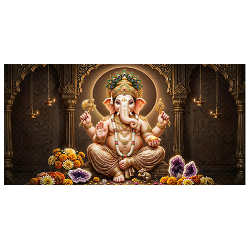 NA-1736 Crystal Diamond Buddha Tile