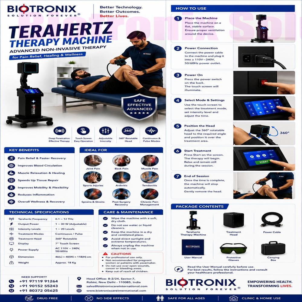 TERAHERTZ Premium Advanced Pain Relief Machine