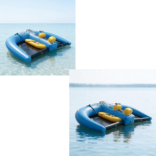 2 Seater Inflatable Flying Eagle Boat - Dimensions: Approx. 2.7m X 2.3m Meter (M)