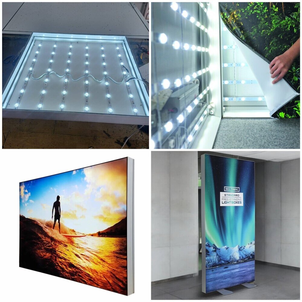 Ultra Slim LED Glass Frame