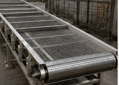 Wire Mesh Belt Conveyor