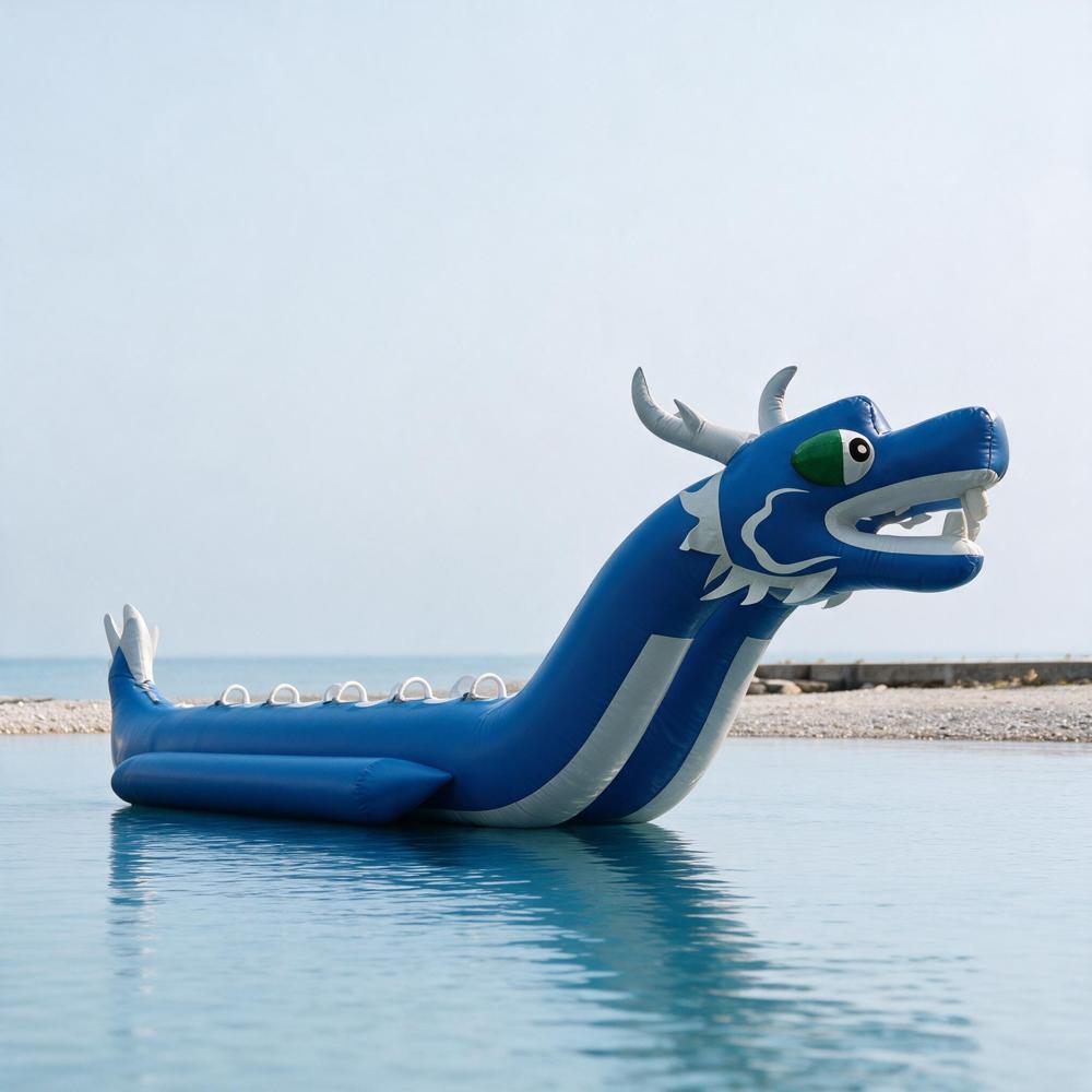 Inflatable Dragon Boat - Capacity: 10-22 People