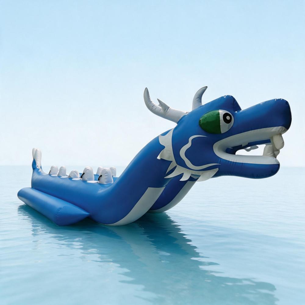 Inflatable Dragon Boat - Capacity: 10-22 People