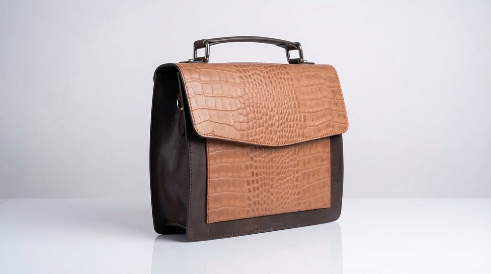 The Artisan Croc Messenger Bag