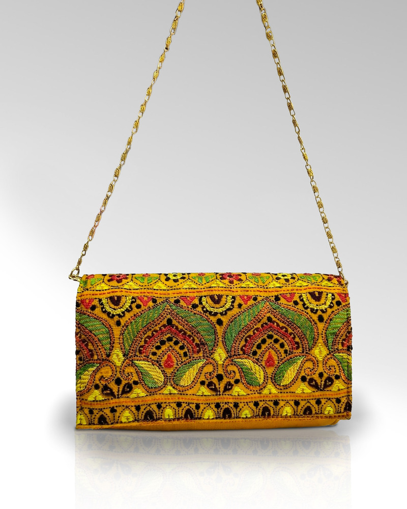 The Marigold Artisan Clutch Bag