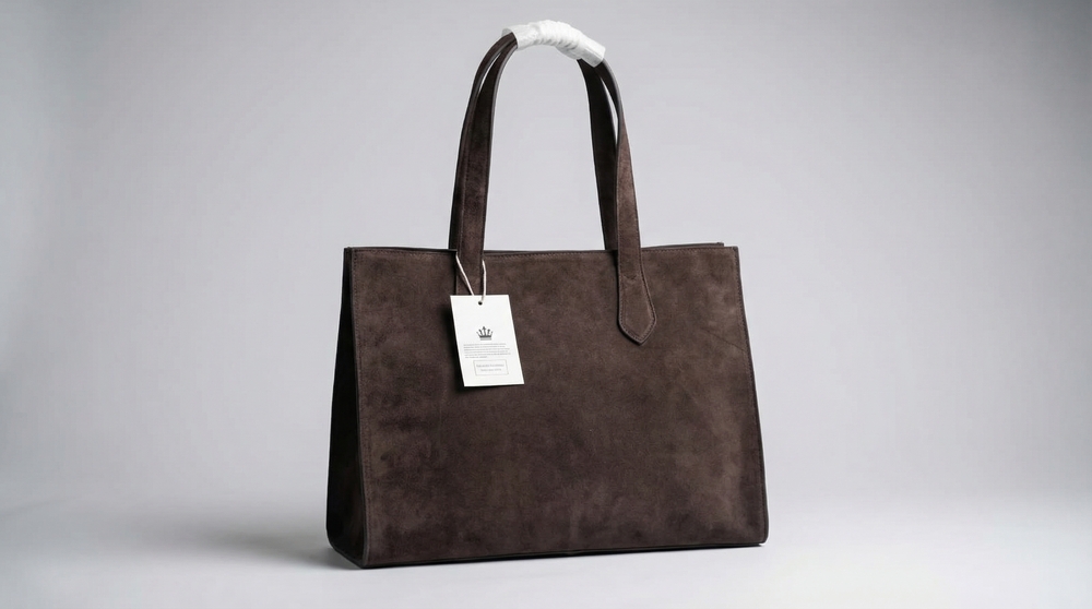 The Verona Suede Tote Bag