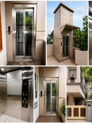 G+2 Structure Auto Door Lift - Capacity: 408 Kgs