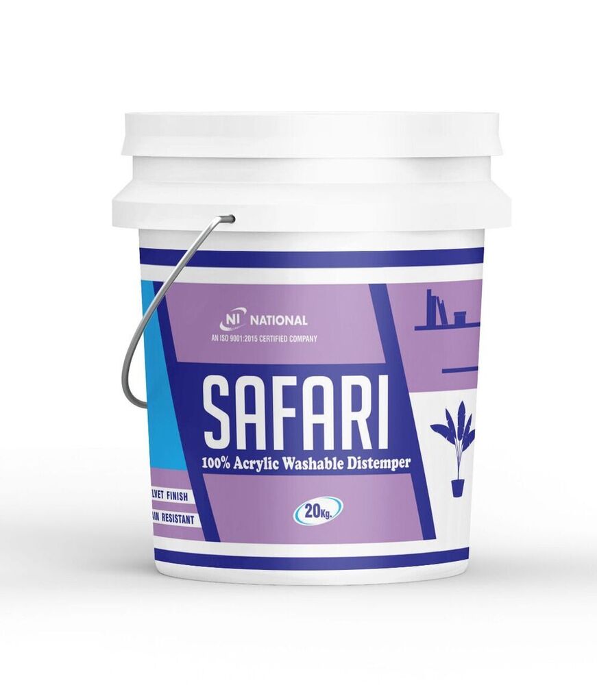 SAFARI 100% Acrylic Washable Distemper