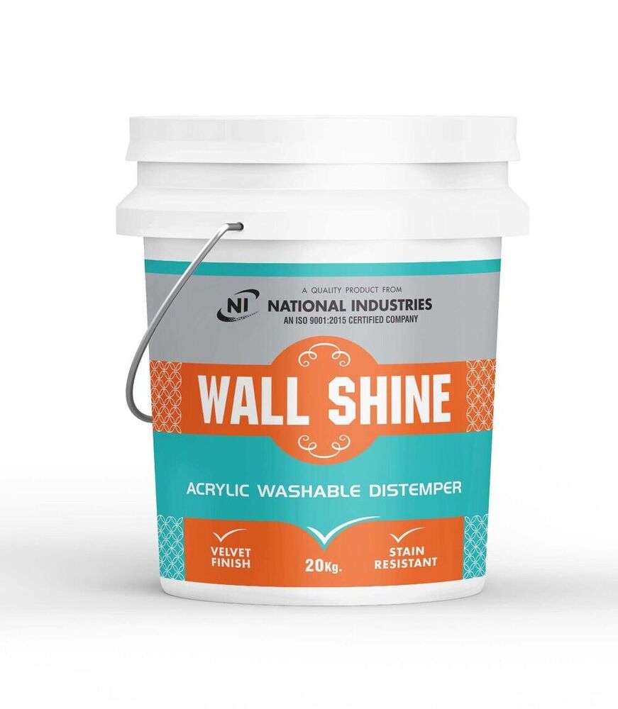 WALL SHINE Acrylic Washable Distemper